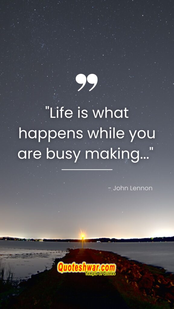 Life is what ....