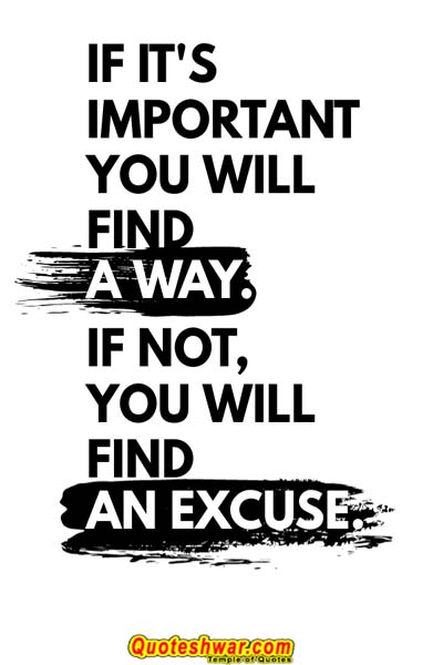 If It's Important you will Find...